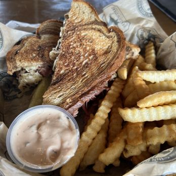 The Station at 310 - Rueben. Looks great, taste was average, little dry - Barbeque Near Me - Indian River, Michigan The Station at 310 - Rueben. Looks great, taste was average, little dry - Barbeque Near Me - Indian River, Michigan