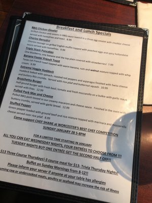 Menu photo 7 Eller's Restaurant Cherry Valley, MA