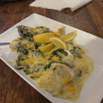 Lazy Days Restaurant - Oysters Rockefeller - Seafood Near Me - Islamorada, Florida