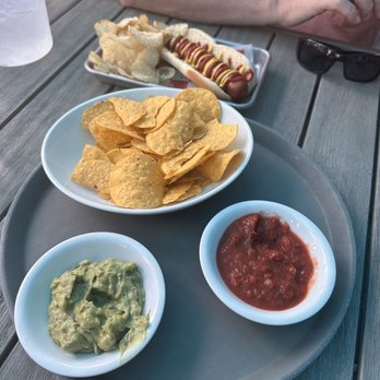 Boardwalk Bar & Arcade - Nachos and hotdog - Bars Near Me - Washington, DC, District of Columbia