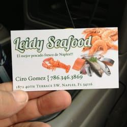 Leidy Seafood - Card