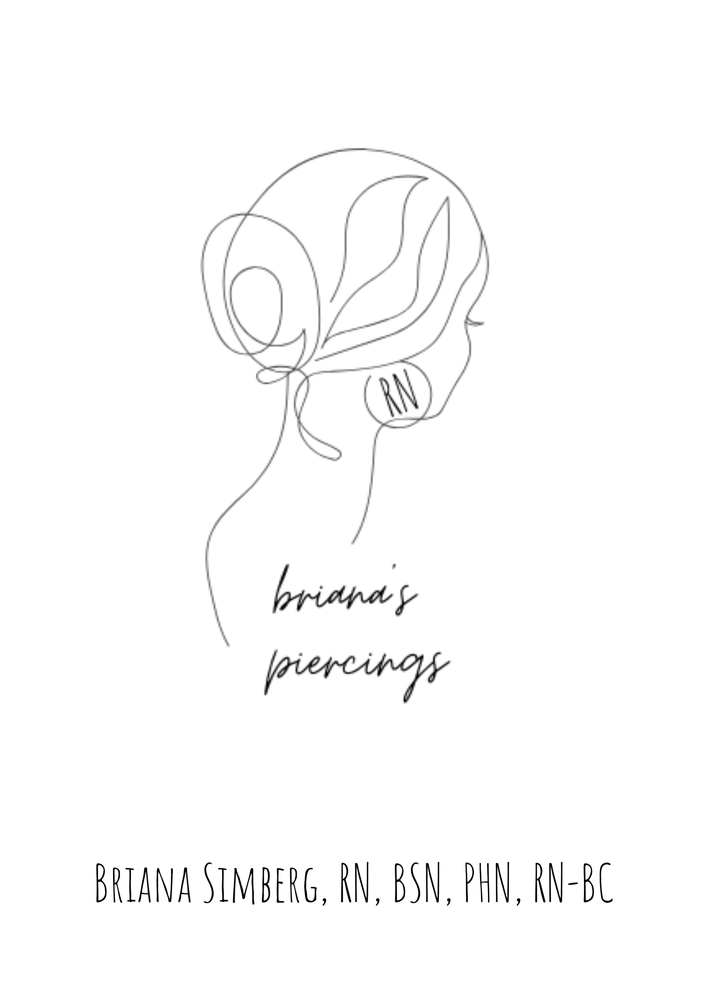 briana's piercings Logo