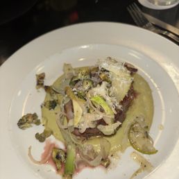 This is the pork roast from the seasonal menu. This is the pork roast from the seasonal menu.