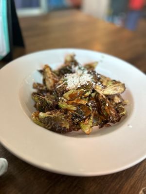 Photo of Los Chingones - RiNo - Denver, CO, US. Crispy Brussels Sprouts