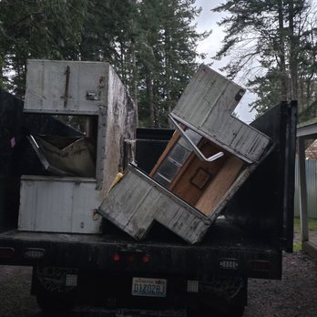 LC Junk Solutions - I had to cut the camper in half to load it, but we got it. - Junk Removal & Hauling Near Me - Belfair, Washington LC Junk Solutions - I had to cut the camper in half to load it, but we got it. - Junk Removal & Hauling Near Me - Belfair, Washington