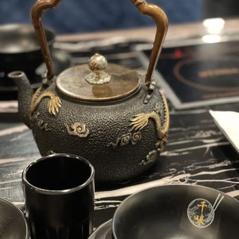 Marble House Eatery - Really heavy but nice teapot - Barbeque Near Me - Burnaby, British Columbia