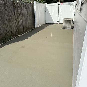 Chesapeake concrete solutions's Account - Driveway on the side of the house leading to the backyard. - Masonry/Concrete Near Me - Arnold, Maryland
