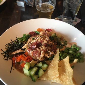 Yard House - Poke bowl. Pretty tasty - New American Near Me - Denver, Colorado