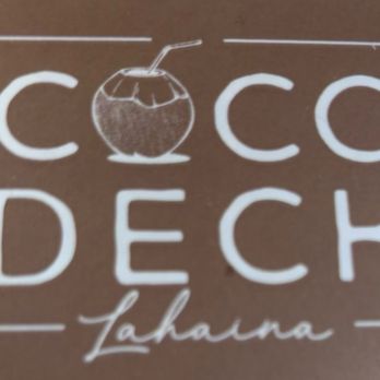 Coco Deck - Menu - Mexican Near Me - Lahaina, Hawaii