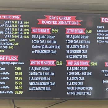 Ray's Chicken & Fish - Menu - Seafood Near Me - Stockton, California