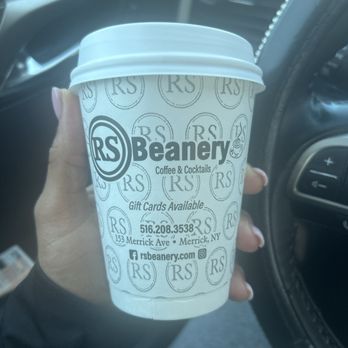 RS Beanery Coffee & Cocktails - 12oz double espresso shots, oat milk, lavender pumps (smooth not overwhelming at all). - Coffee & Tea Near Me - Merrick, New York RS Beanery Coffee & Cocktails - 12oz double espresso shots, oat milk, lavender pumps (smooth not overwhelming at all). - Coffee & Tea Near Me - Merrick, New York