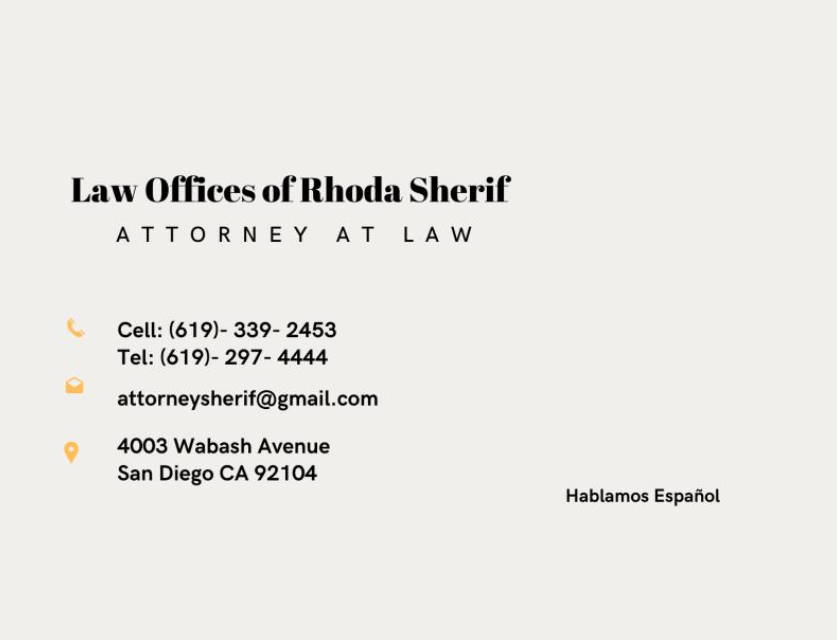 Law Offices of Rhoda Sherif - immigration attorney in San Diego, CA
