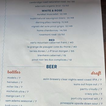 Water Bar - Wine and beer menu - Cocktail Bars Near Me - Arlington, Virginia Water Bar - Wine and beer menu - Cocktail Bars Near Me - Arlington, Virginia