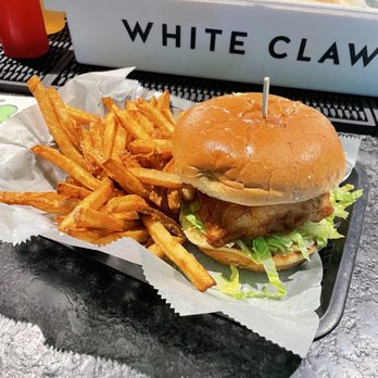 Beach Deck Bar & Grill - Haddock Fish Sandwich - Barbeque Near Me - Seabrook, New Hampshire