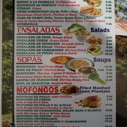Casa De Campo Dominican Restaurant - Menú