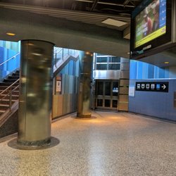 Sheppard West Station - Stairs and elevator to NE corner of Sheppard W & Dufferin. August 2018