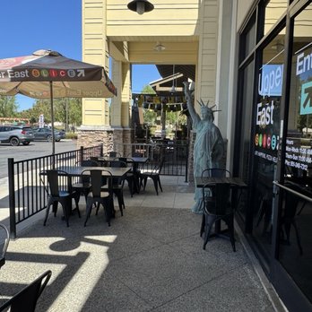 Upper East Slice - Patio seating - Pizza Near Me - Temecula, California