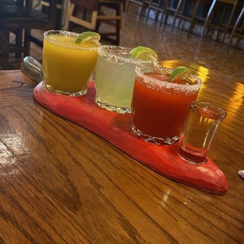 El Rodeo - Margarita Flight with shot of tequila on the side - Mexican Near Me - Carlisle, Pennsylvania El Rodeo - Margarita Flight with shot of tequila on the side - Mexican Near Me - Carlisle, Pennsylvania