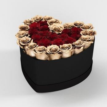 Love in Roses - XL 24K gold roses wrapped around red forever roses. Roses that last a year - Gift Shops Near Me Love in Roses - XL 24K gold roses wrapped around red forever roses. Roses that last a year - Gift Shops Near Me