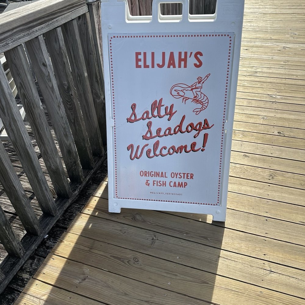 Elijah's Restaurant - Sign - Seafood Near Me - Wilmington, North Carolina Elijah's Restaurant - Sign - Seafood Near Me - Wilmington, North Carolina