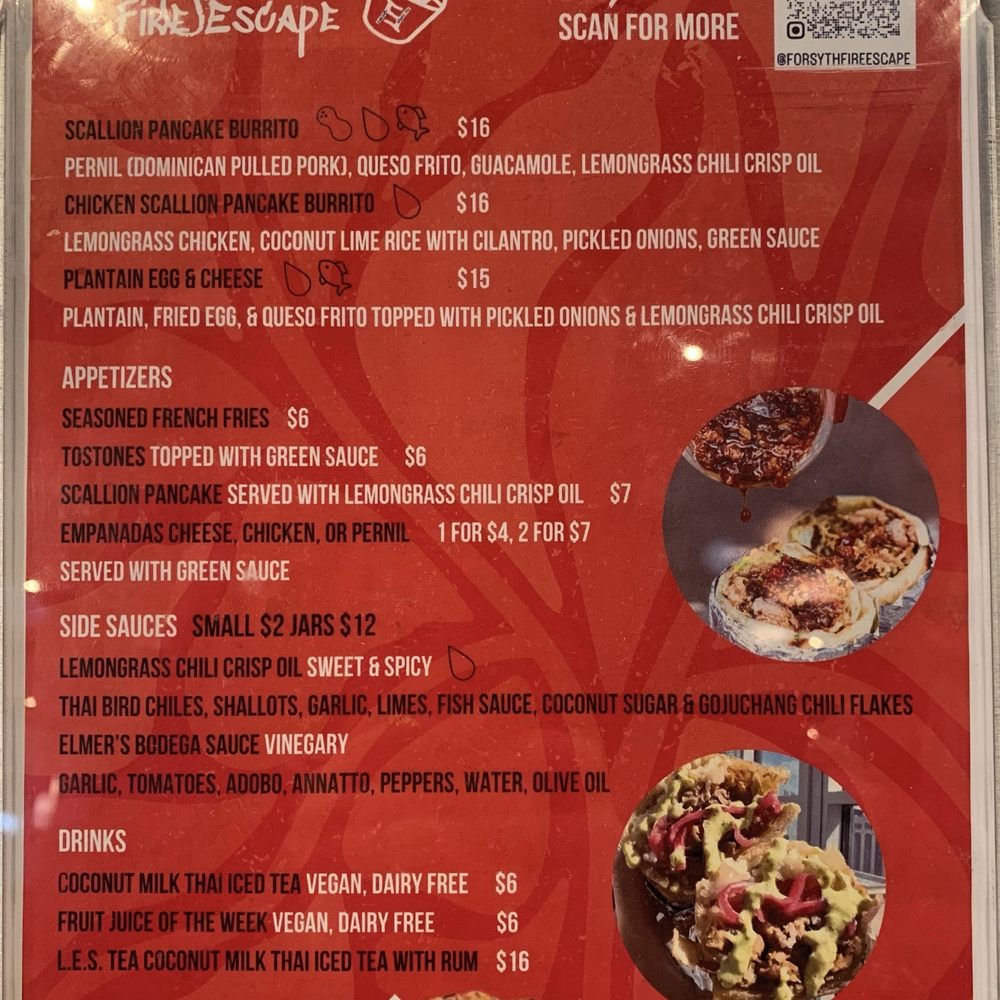 Forsyth Fire Escape - Menu - Asian Fusion Near Me - New York, New York Forsyth Fire Escape - Menu - Asian Fusion Near Me - New York, New York