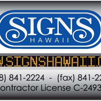 Signs Hawaii - Signmaking Near Me Signs Hawaii - Signmaking Near Me