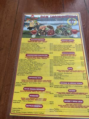 Menu photo 4 Don Tacorriendo Desert Hot Springs, CA Menu photo 4 Don Tacorriendo Desert Hot Springs, CA