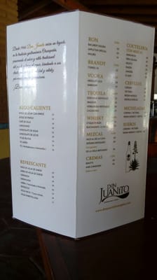 Menu photo 2 Don Juanito San Andrés Huayápam, OAX