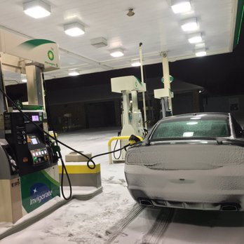 Bad Axe Party Store - BP - Just getting some fuel with my car caked in snow. Nothing to see here. - Gas Stations Near Me - Bad Axe, Michigan