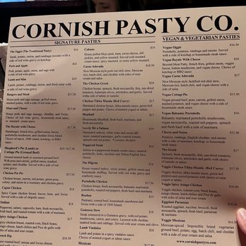 Cornish Pasty - Menú 1/15/26 - British Near Me - Las Vegas, Nevada Cornish Pasty - Menú 1/15/26 - British Near Me - Las Vegas, Nevada