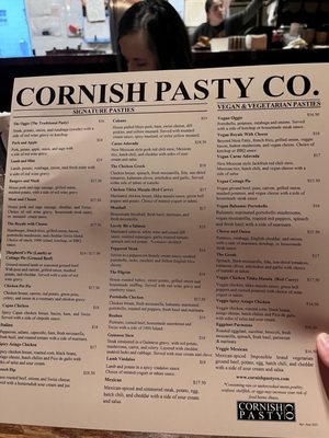 Menu photo 5 Cornish Pasty Las Vegas, NV Menu photo 5 Cornish Pasty Las Vegas, NV