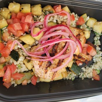 California Fish Grill - Salmon bowl - Seafood Near Me - Riverside, California