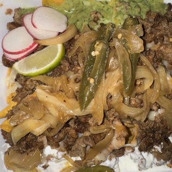La Golondrina - Asada Super Nachos w/ Grilled Onion (No Red Salsa) - Mexican Near Me - Los Angeles, California La Golondrina - Asada Super Nachos w/ Grilled Onion (No Red Salsa) - Mexican Near Me - Los Angeles, California