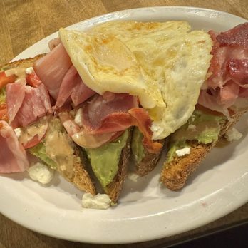 Brandy's Cafe - Prosciutto avocado toast with eggs - Breakfast & Brunch Near Me - Flagstaff, Arizona