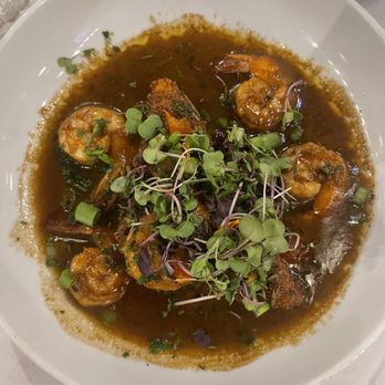 Cafe Sbisa - BBQ Shrimp and Grits - Southern Near Me - New Orleans, Louisiana