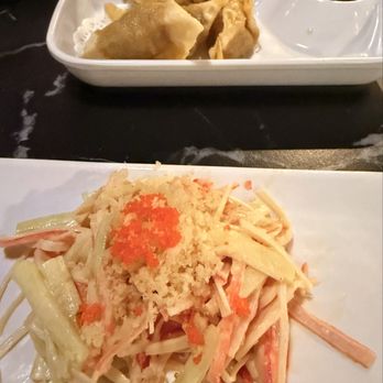 Sushi Camp - Kani salad and beef gyoza dumplings - Sushi Bars Near Me - Woodbridge, Virginia Sushi Camp - Kani salad and beef gyoza dumplings - Sushi Bars Near Me - Woodbridge, Virginia