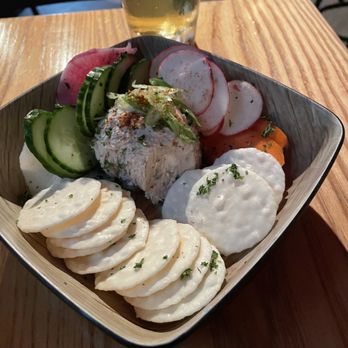 The Charlie Noble - Smoked blue fish appetizer - Cocktail Bars Near Me - Nantucket, Massachusetts