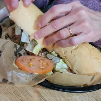 Central Poboys - Roast beef poboy,  what a hot mess!  Fantastic! - Seafood Near Me - Jefferson, Louisiana