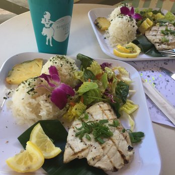 Barefoot Beach Cafe - Fresh fish (swordfish today) plate - Breakfast & Brunch Near Me - Honolulu, Hawaii Barefoot Beach Cafe - Fresh fish (swordfish today) plate - Breakfast & Brunch Near Me - Honolulu, Hawaii