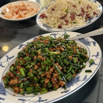 Taiwanese Gourmet - Fly Heads (front), Taiwanese sausage fried rice, complimentary radish - Taiwanese Near Me - Elmhurst, New York Taiwanese Gourmet - Fly Heads (front), Taiwanese sausage fried rice, complimentary radish - Taiwanese Near Me - Elmhurst, New York