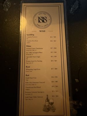 Menu photo 1 1818 American Grille Akron, OH