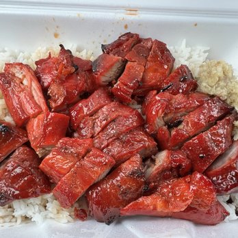 Kum Hong BBQ Restaurant - BBQ Pork on Rice with extra sauce - Barbeque Near Me - Richmond Hill, Ontario Kum Hong BBQ Restaurant - BBQ Pork on Rice with extra sauce - Barbeque Near Me - Richmond Hill, Ontario