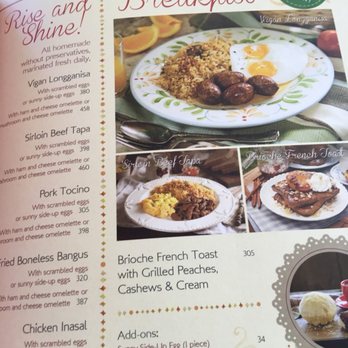 Mary Grace Cafe - Menu 7 - Bakeries Near Me - San Juan, NCR