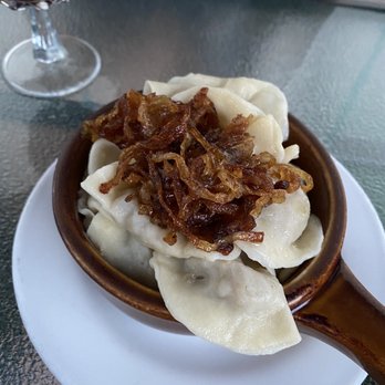 Oceanview Cafe - Potato and Mushrooms Vareniki - Cafes Near Me - Brooklyn, New York