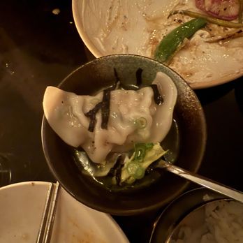Sunn’s - The sampling of the mandu soup! So comforting and delicious - Wine Bars Near Me - New York, New York