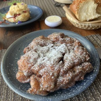 Husk Savannah - Lemon poppy seed fritter - Southern Near Me - Savannah, Georgia Husk Savannah - Lemon poppy seed fritter - Southern Near Me - Savannah, Georgia