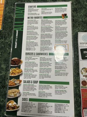 Menu photo 2 Metro Diner Jacksonville, FL