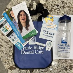 Prairie Ridge Dental Care - New Patient bag