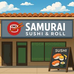 Samurai Sushi & Roll - Store Front