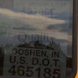 Quality Driveaway - US DOT# 465185 Indiana License# 42798F
